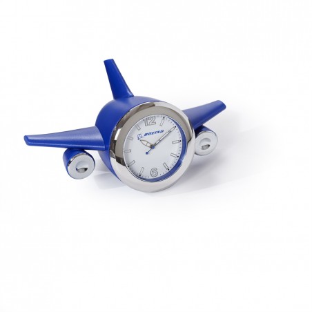 Stolní hodiny modré letadlo
